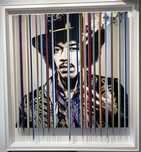 Srinjoy Gangopadhyay Srinjoy Gangopadhyay Icon Glamour (Jimi Hendrix) - (Framed)